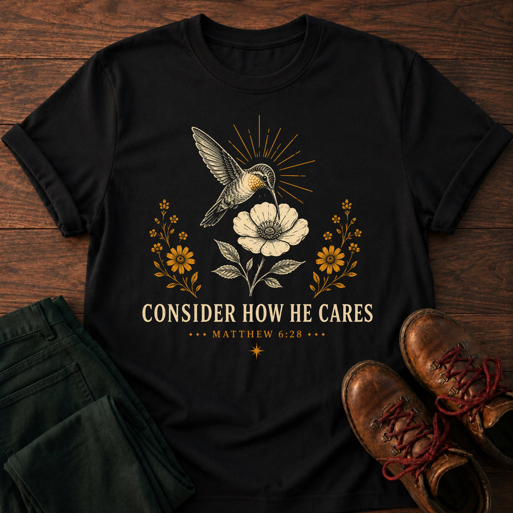 How He Cares T-Shirt