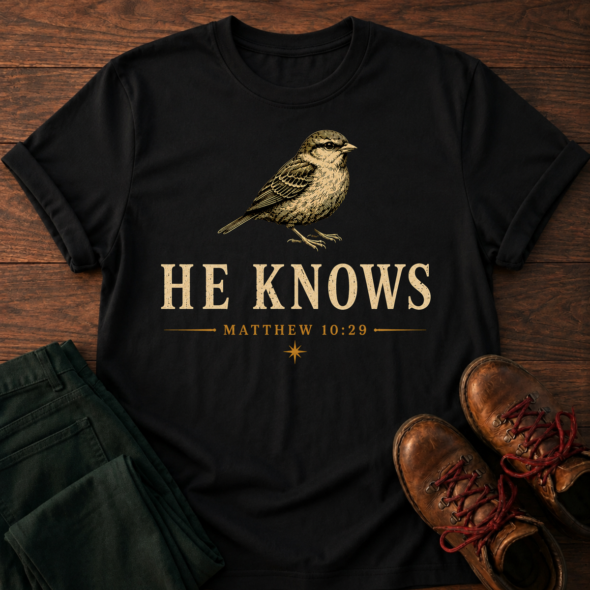He Knows T-Shirt
