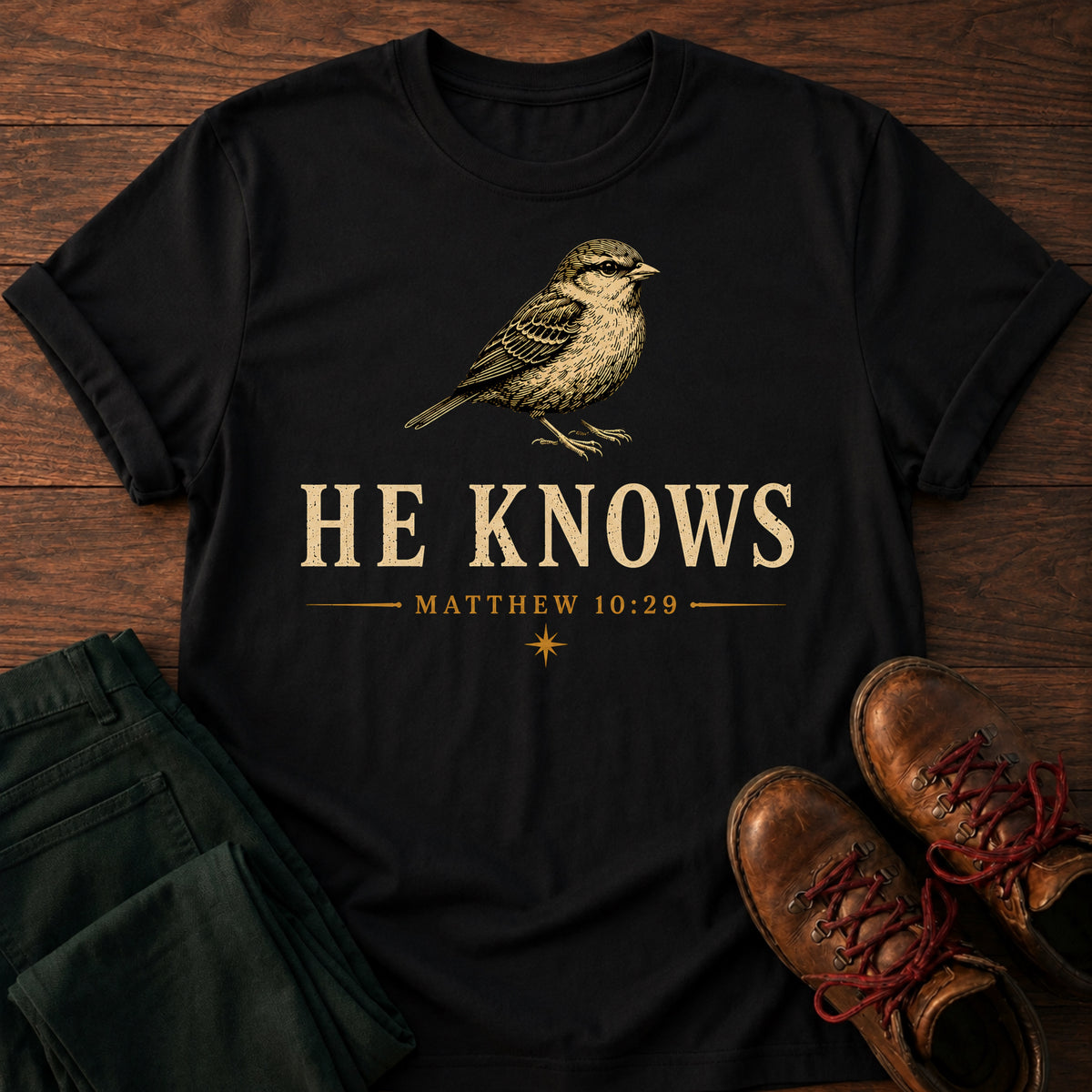 He Knows T-Shirt