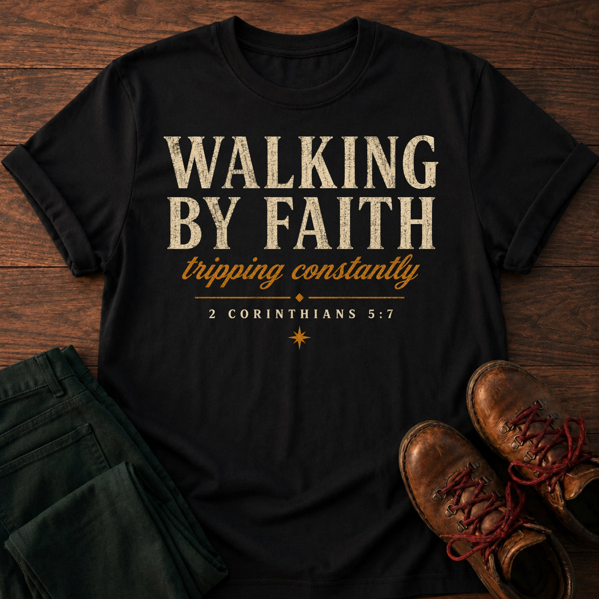 Walking By Faith T-Shirt