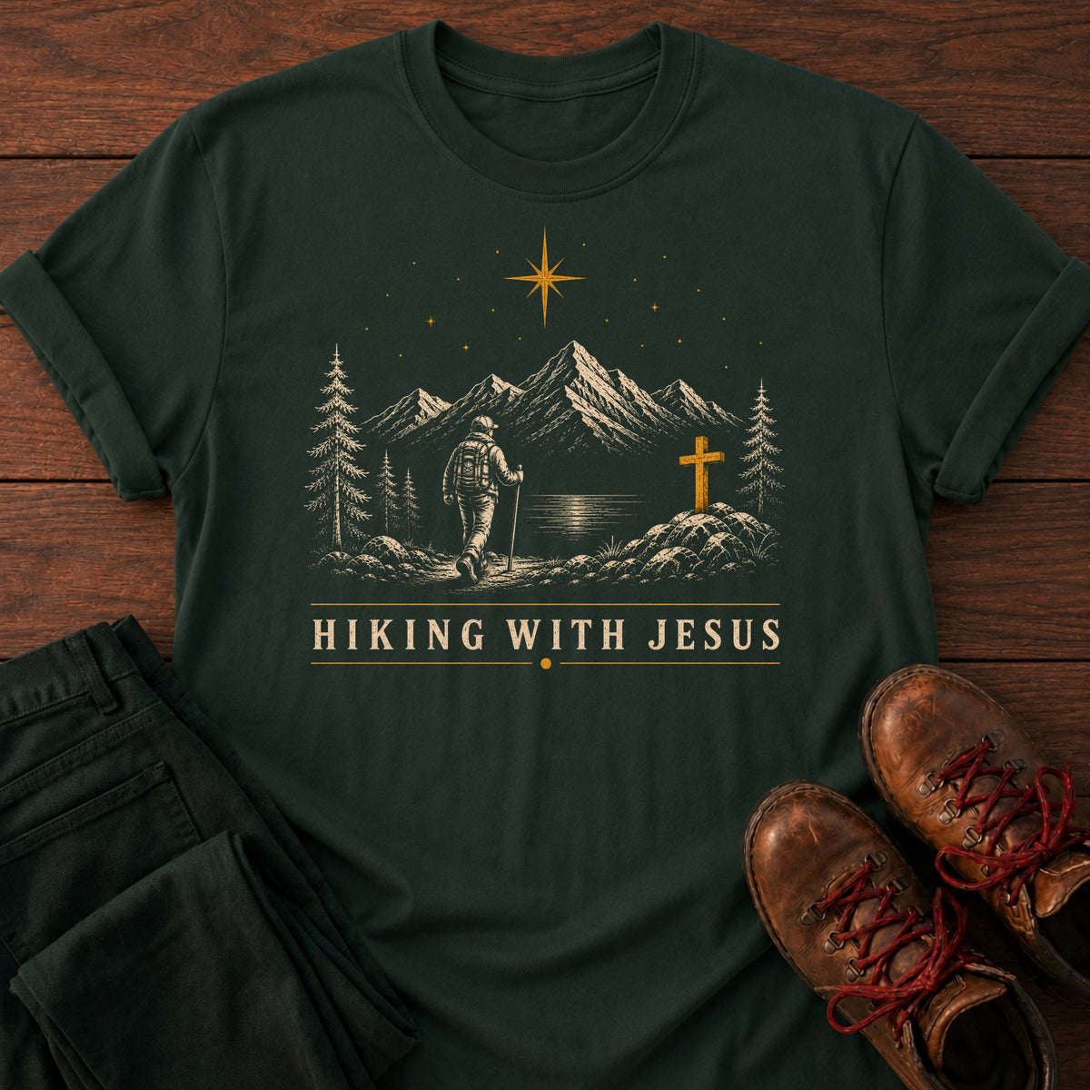 Hike With Jesus T-Shirt