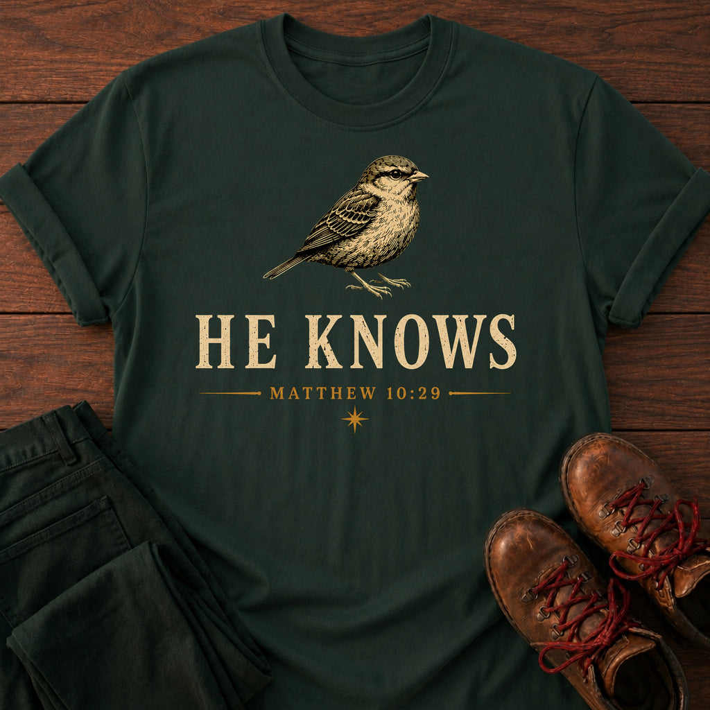 He Knows T-Shirt