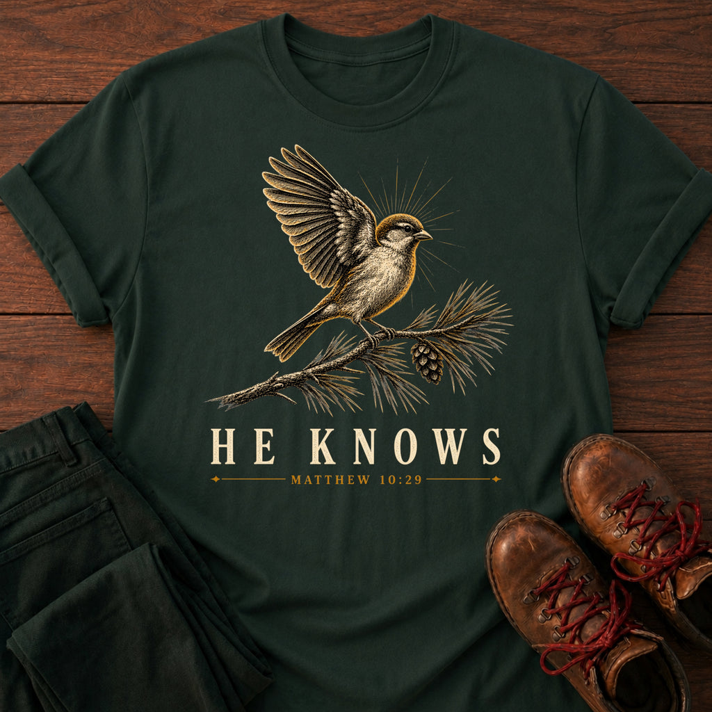 He Knows T-Shirt