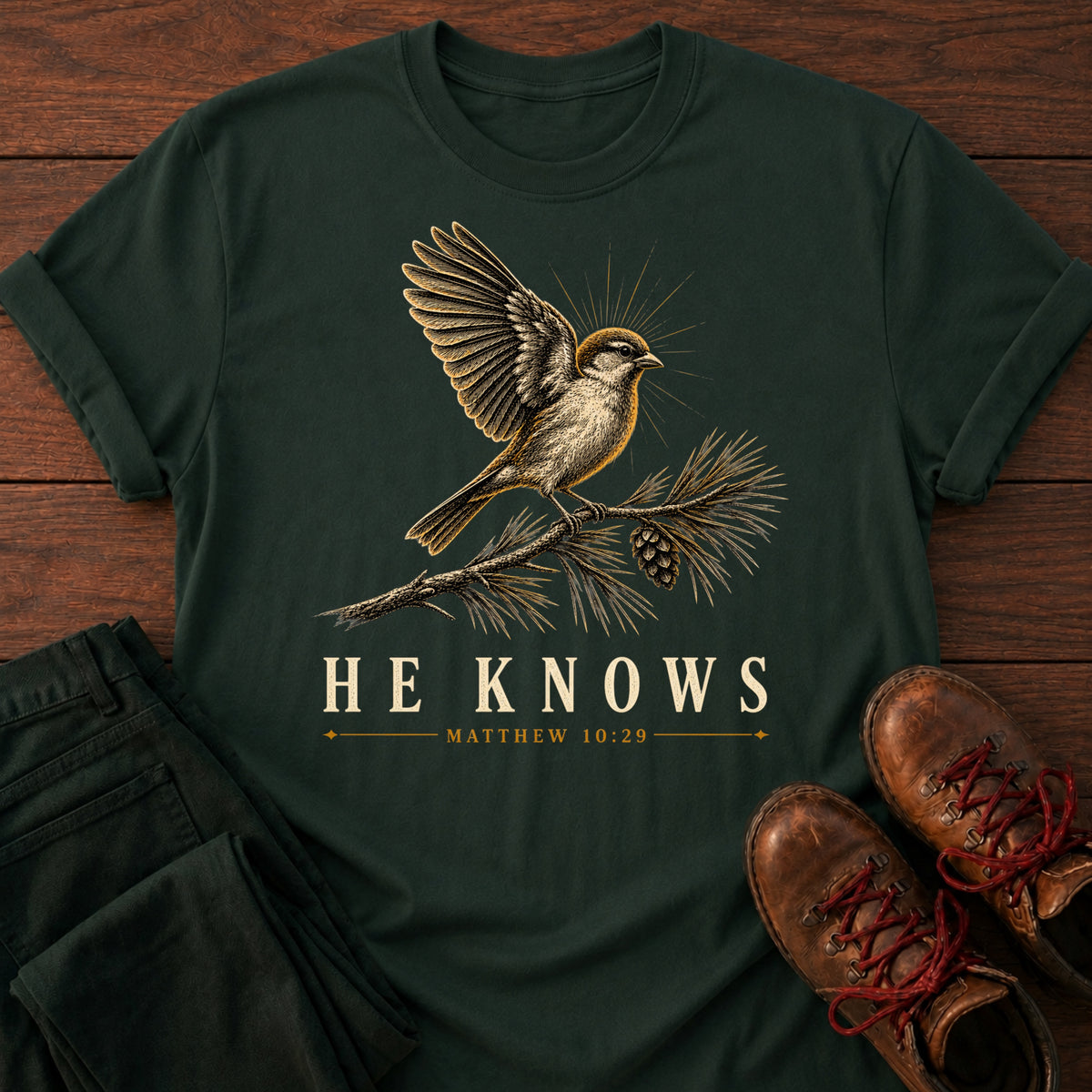 He Knows T-Shirt