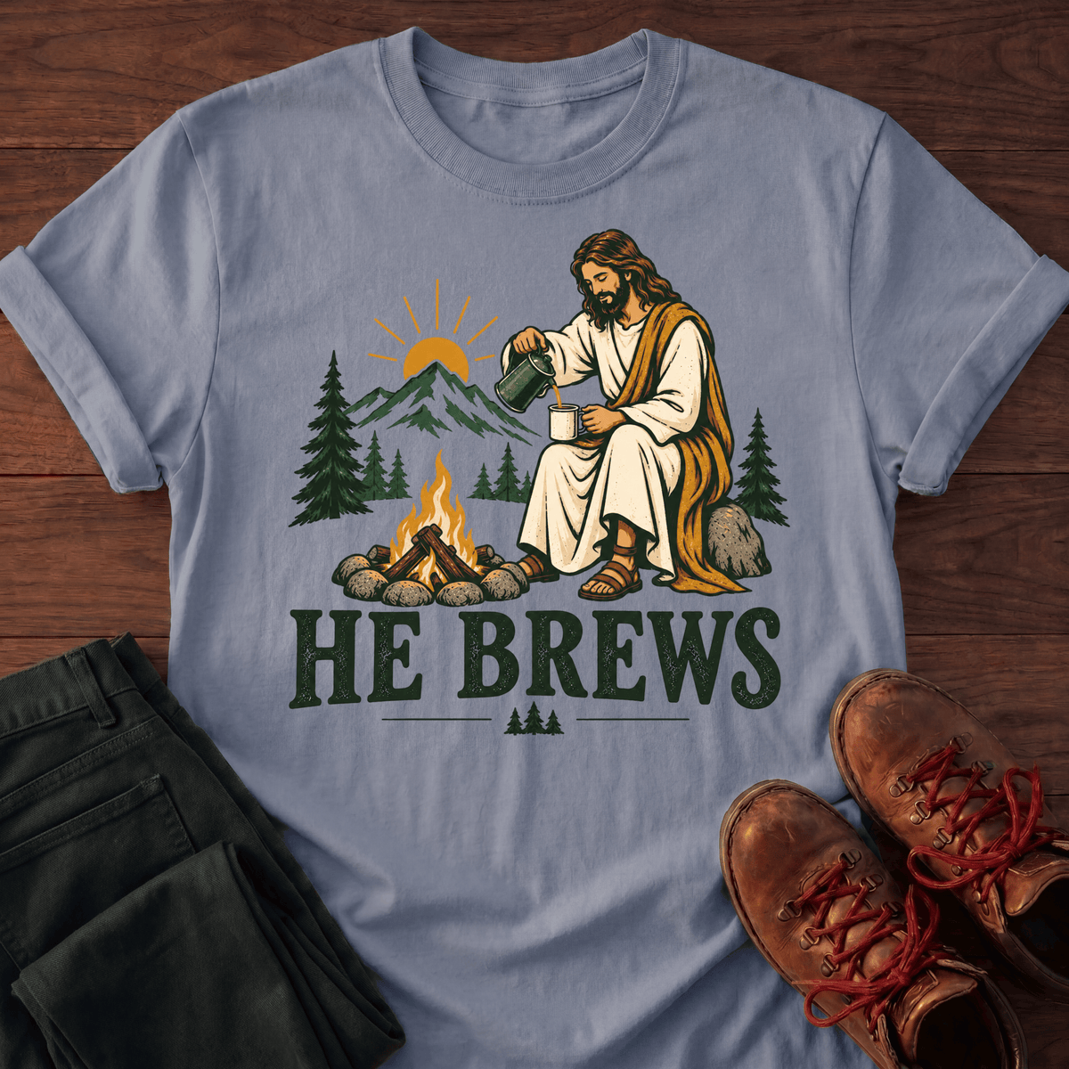 He Brews T-Shirt