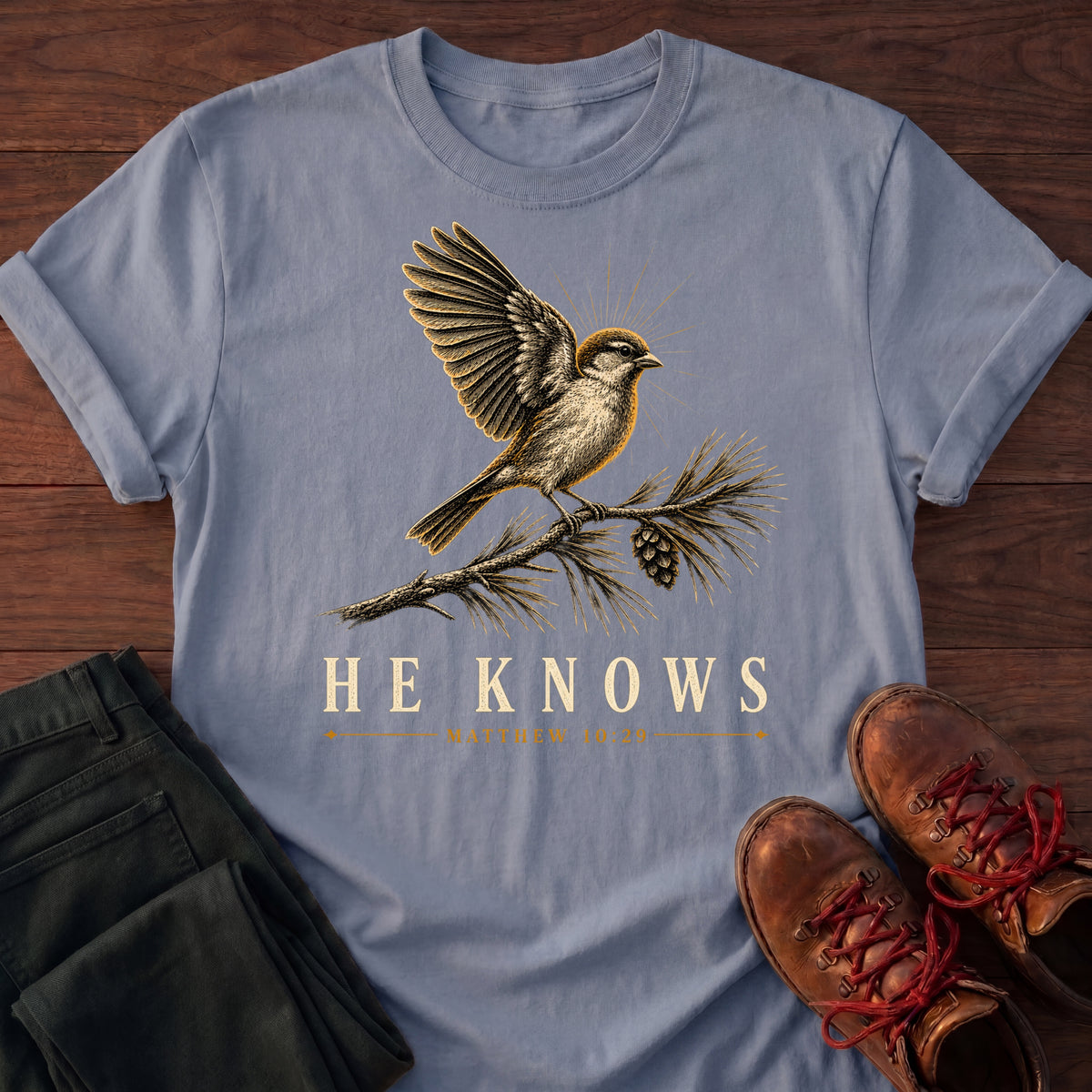 He Knows T-Shirt
