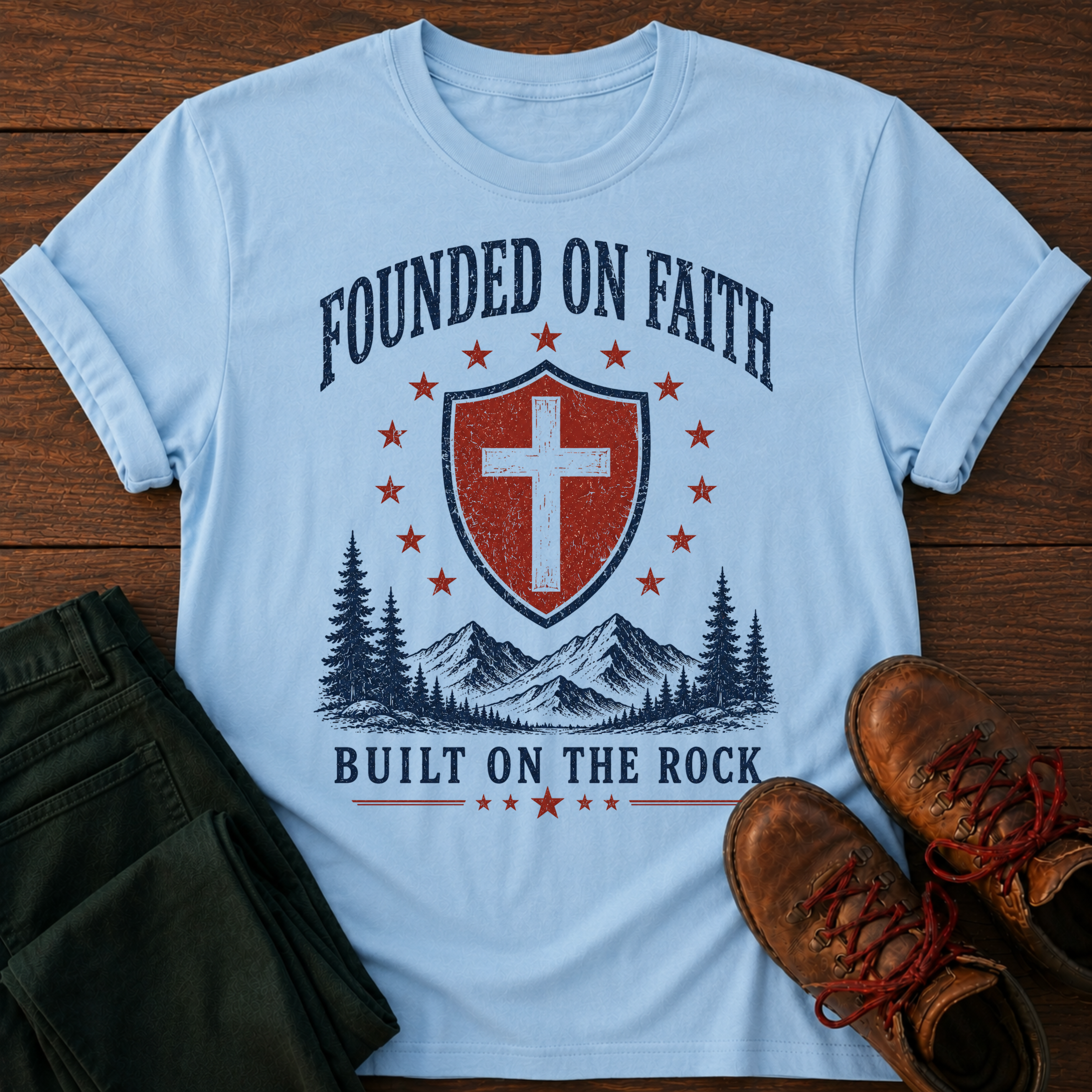 Founded On Faith T-Shirt