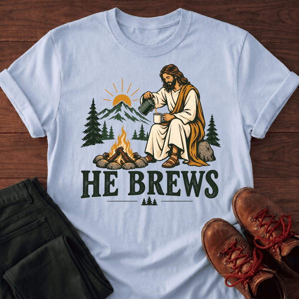 He Brews T-Shirt