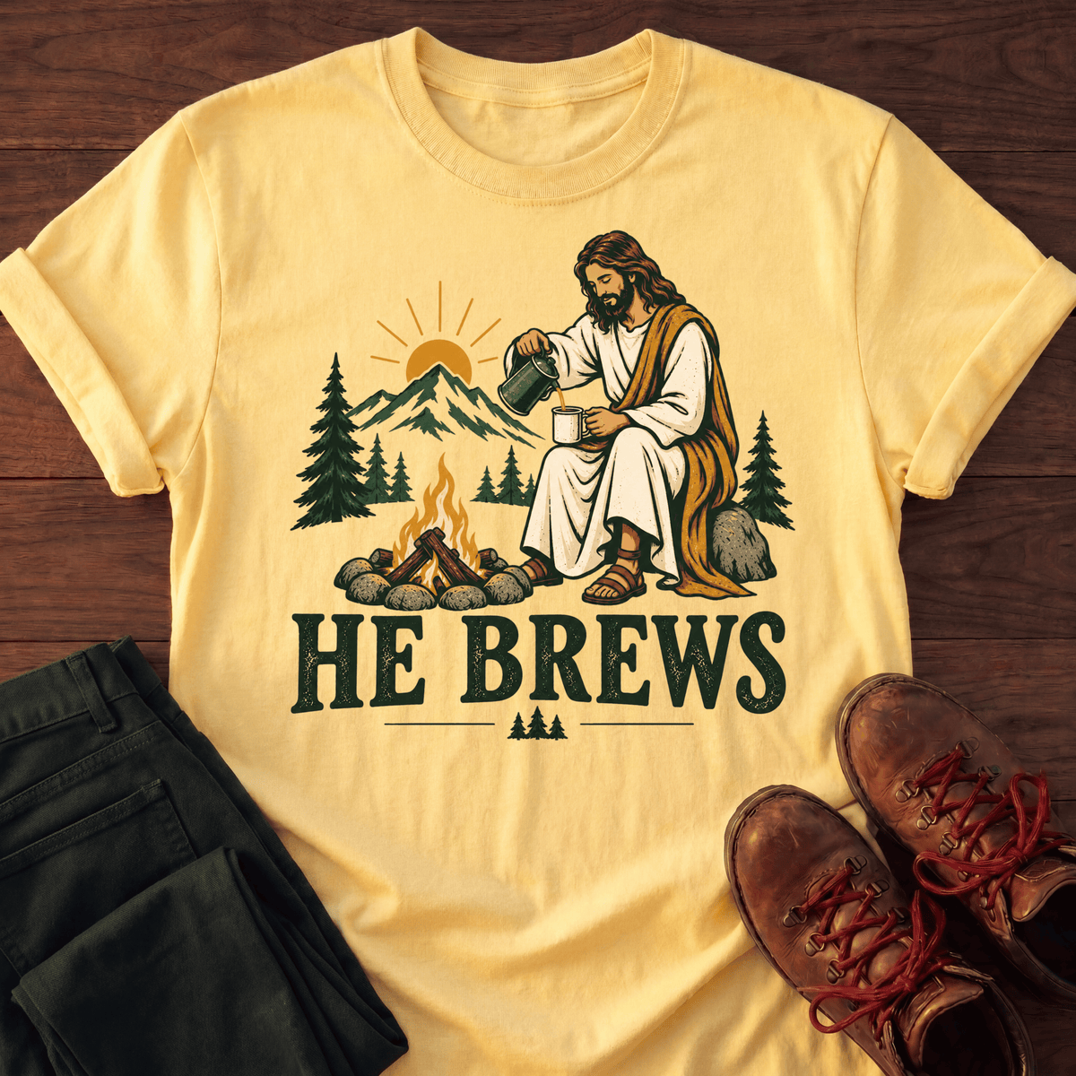 He Brews T-Shirt
