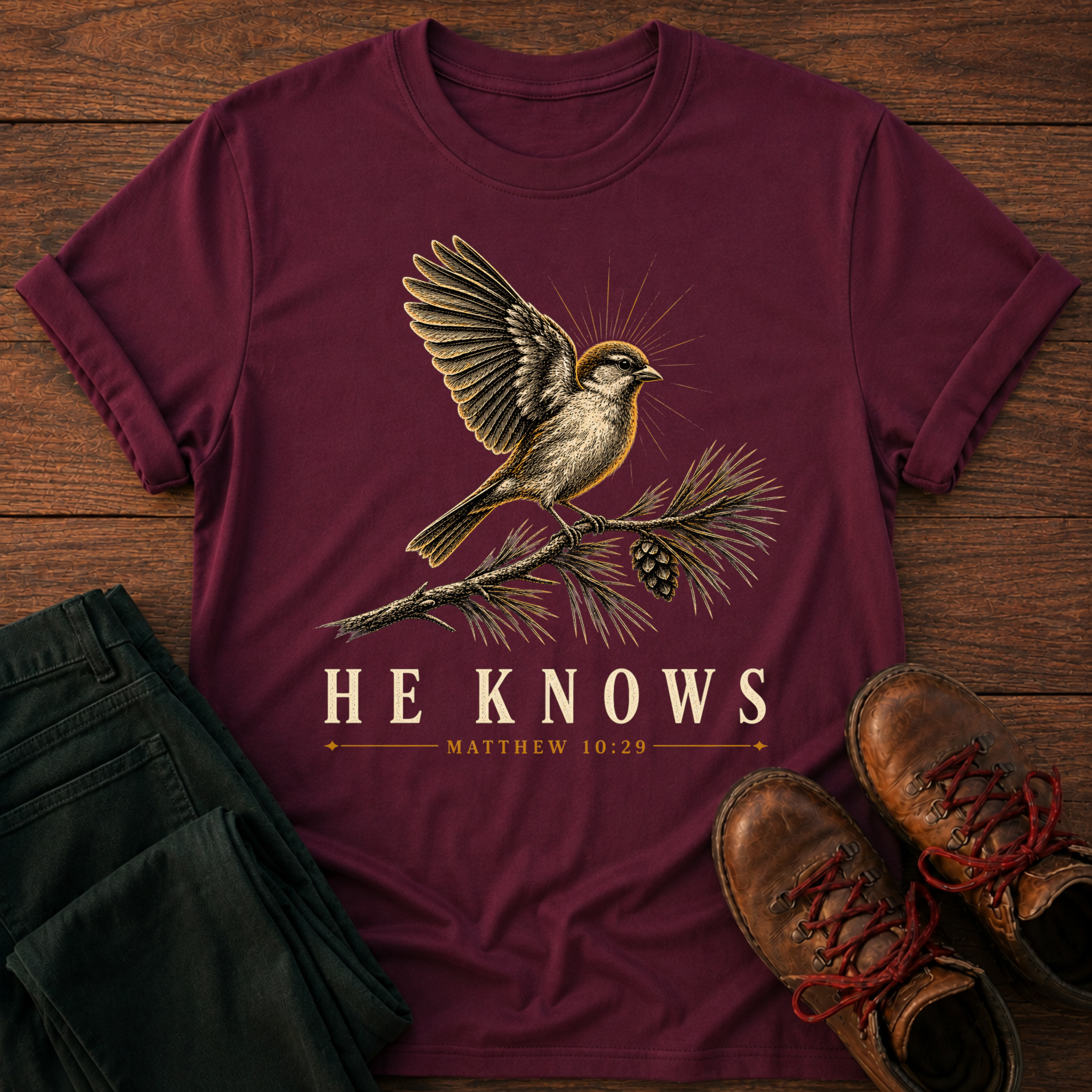 He Knows T-Shirt