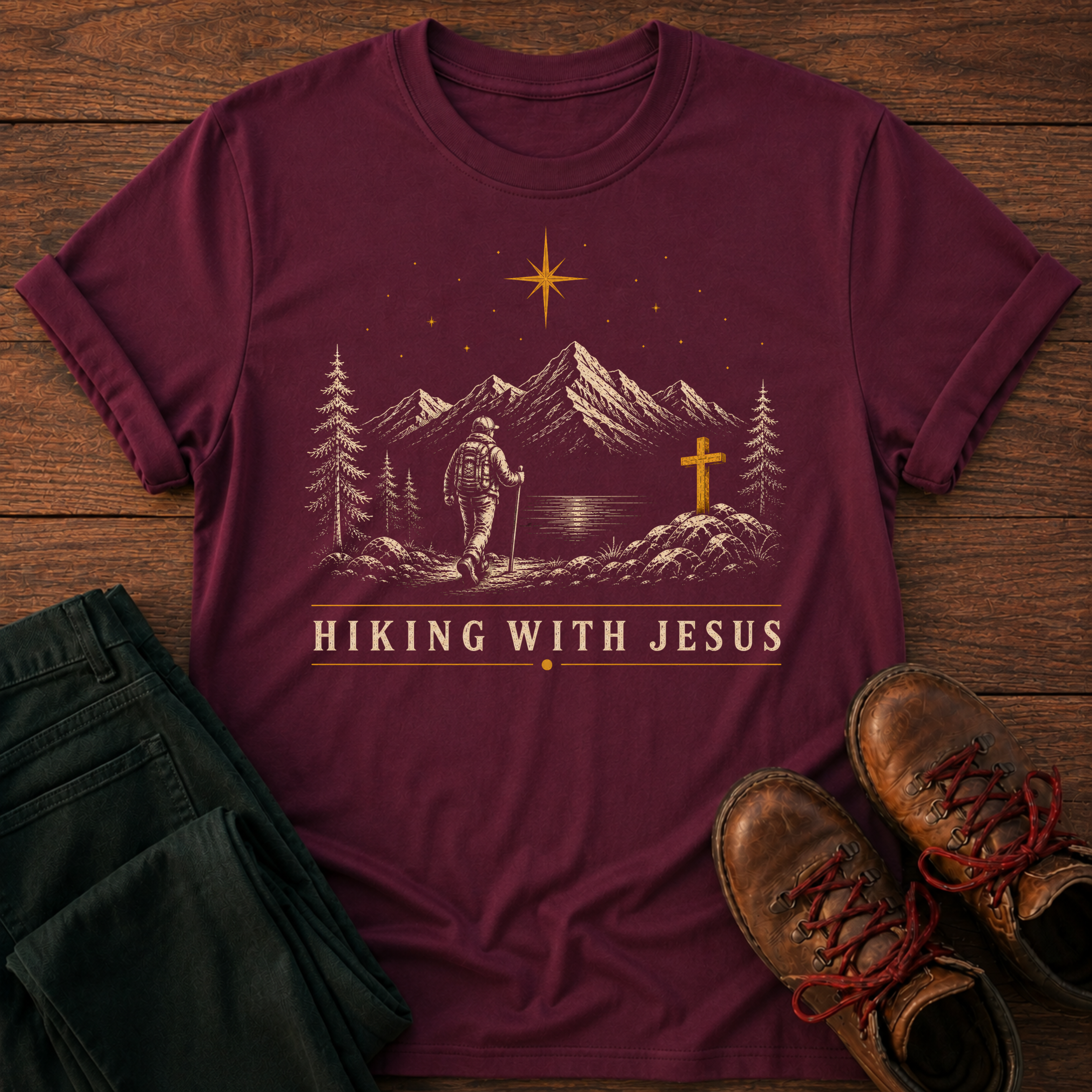 Hike With Jesus T-Shirt
