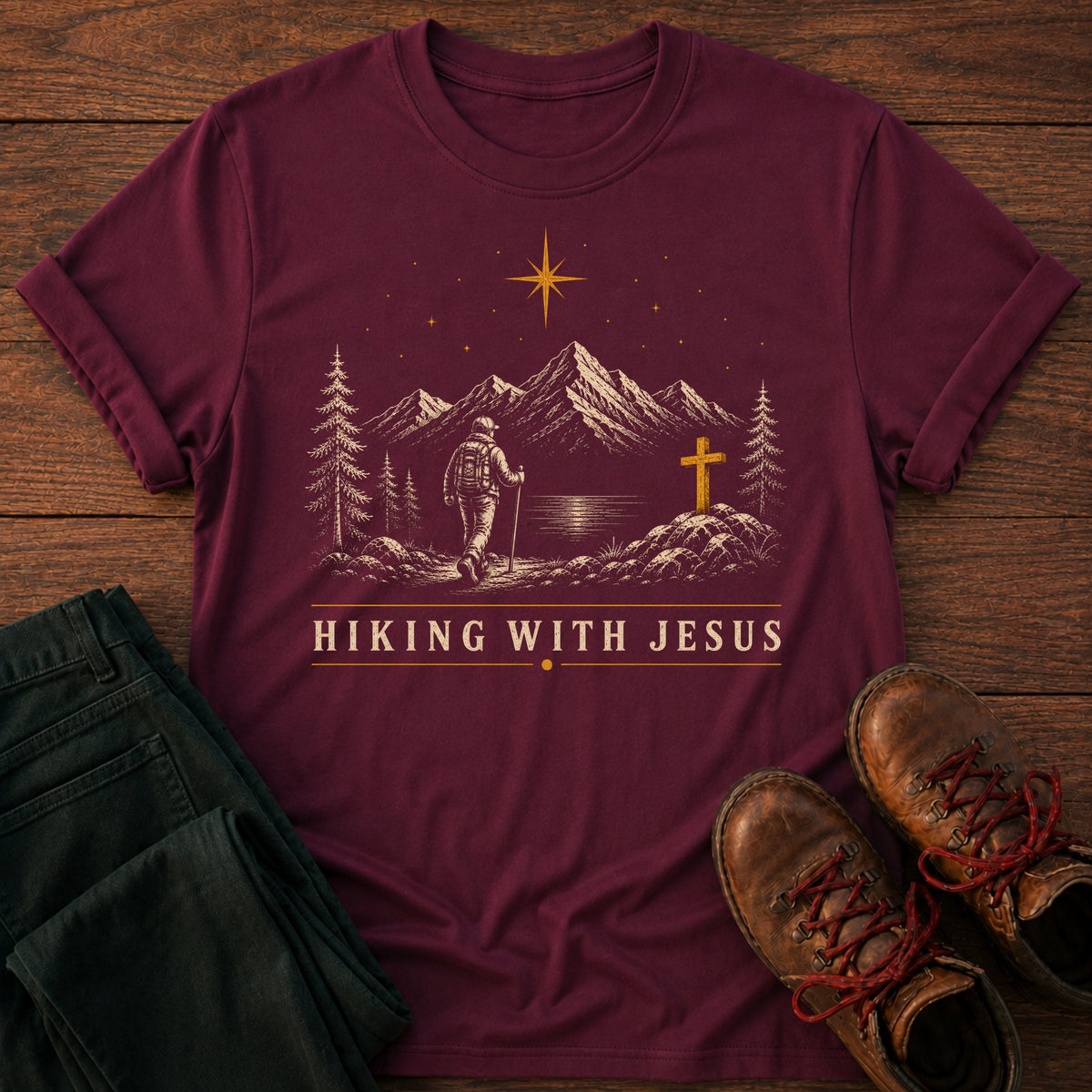 Hike With Jesus T-Shirt
