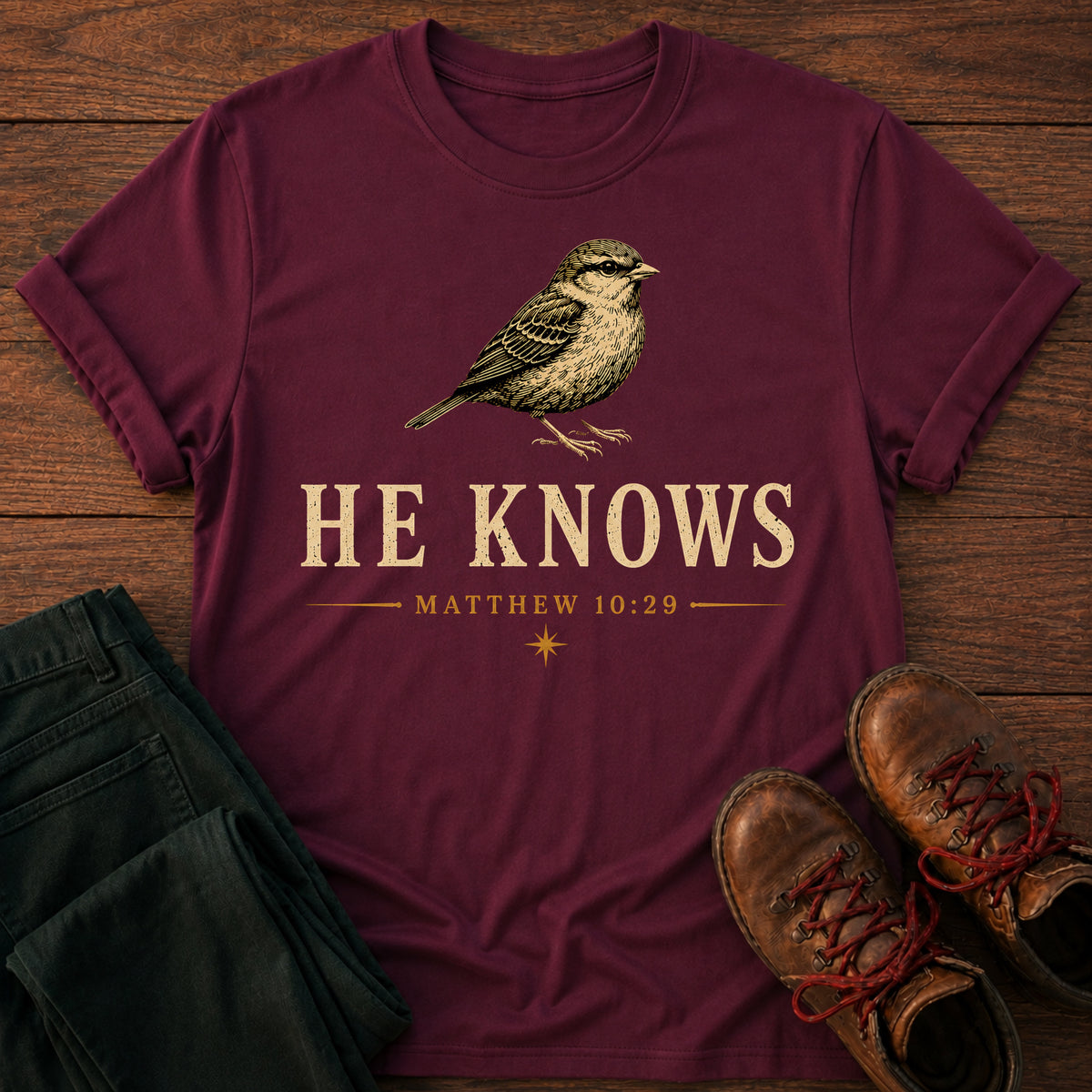 He Knows T-Shirt