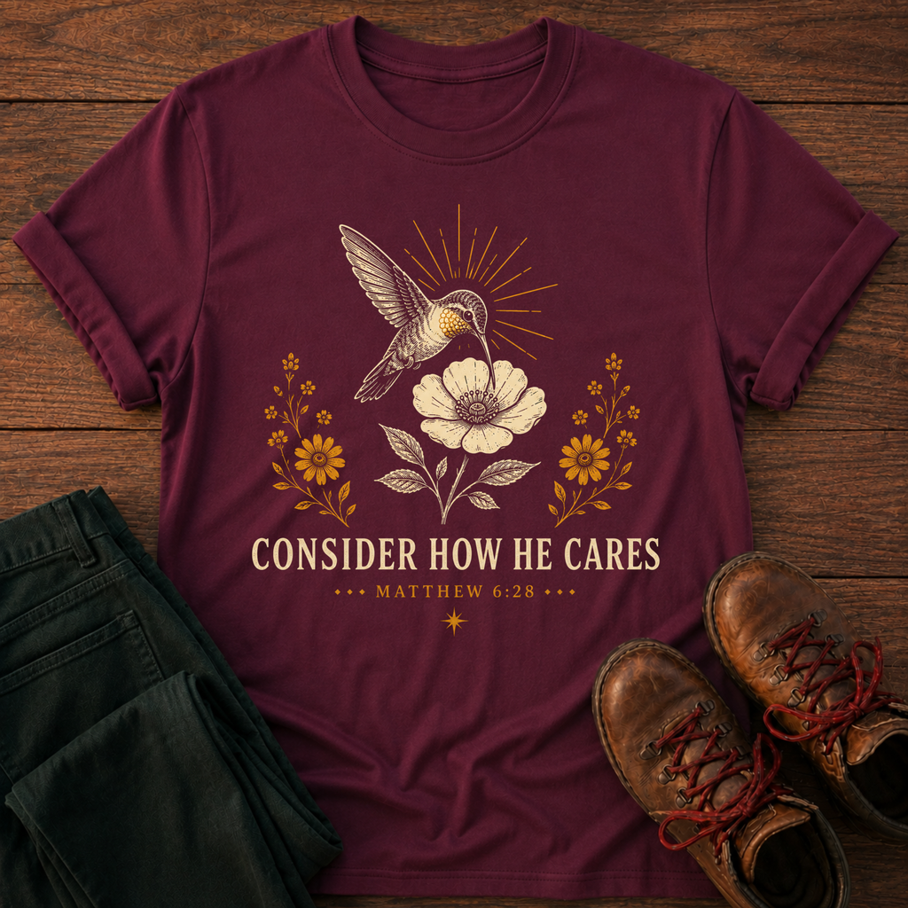 How He Cares T-Shirt