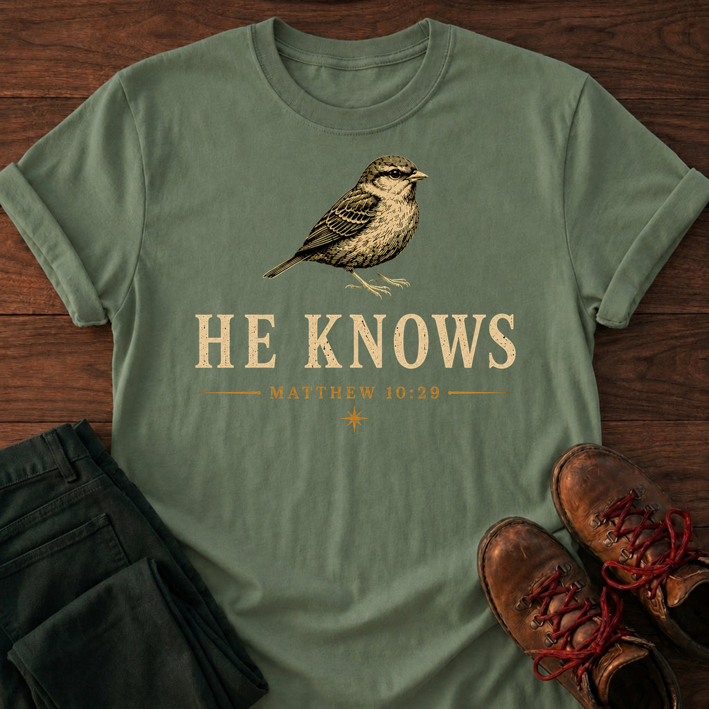 He Knows T-Shirt
