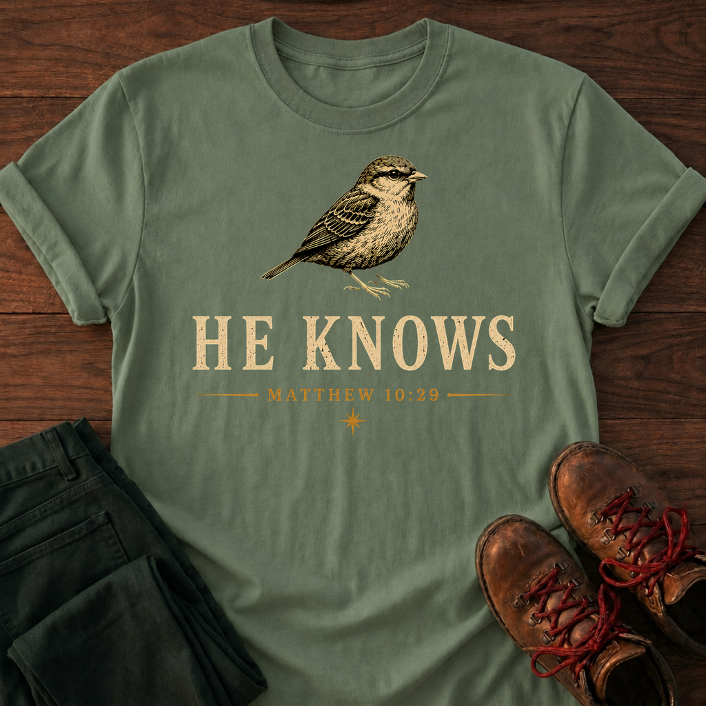 He Knows T-Shirt