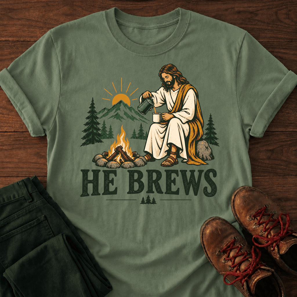 He Brews T-Shirt