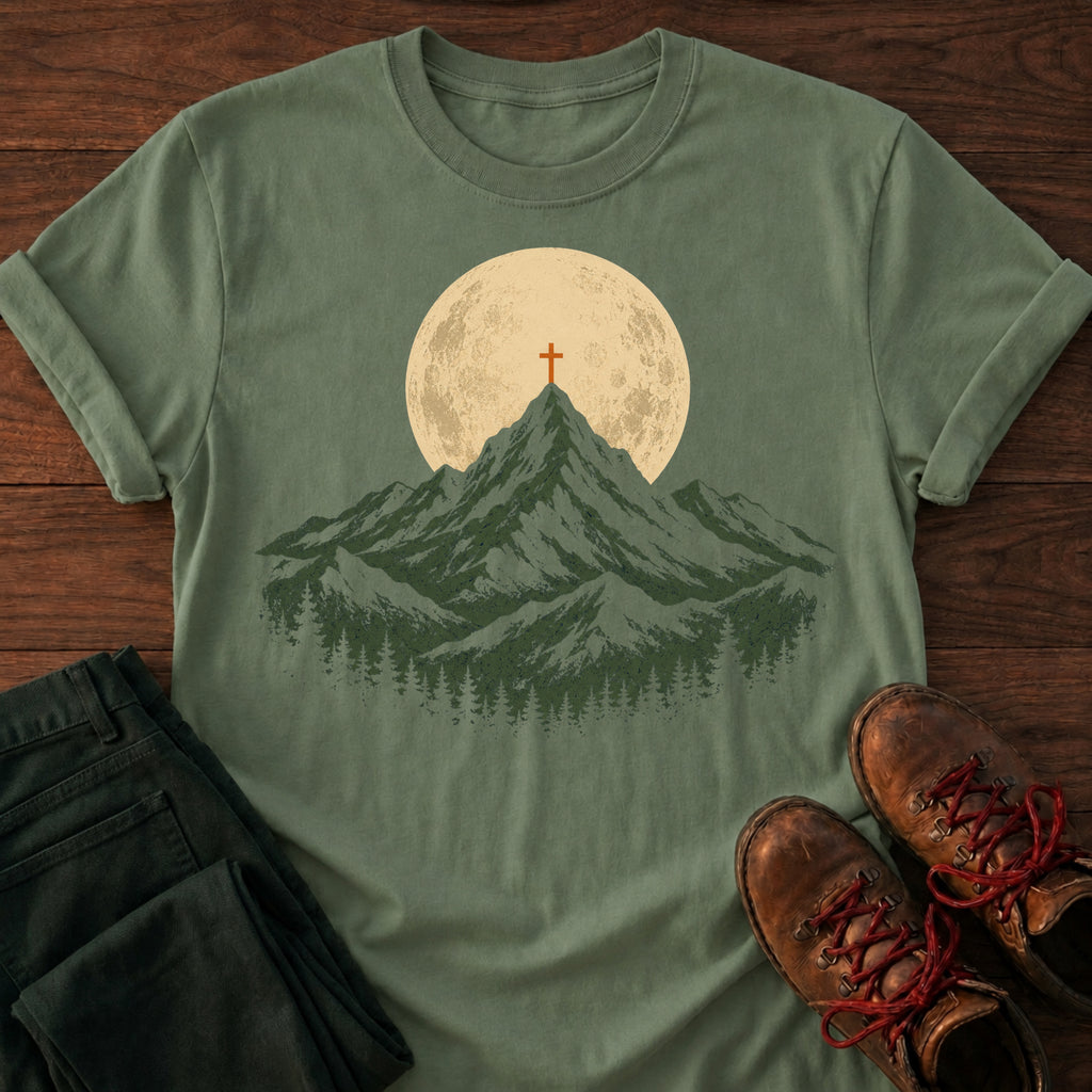 Moon Lit Cross T-Shirt