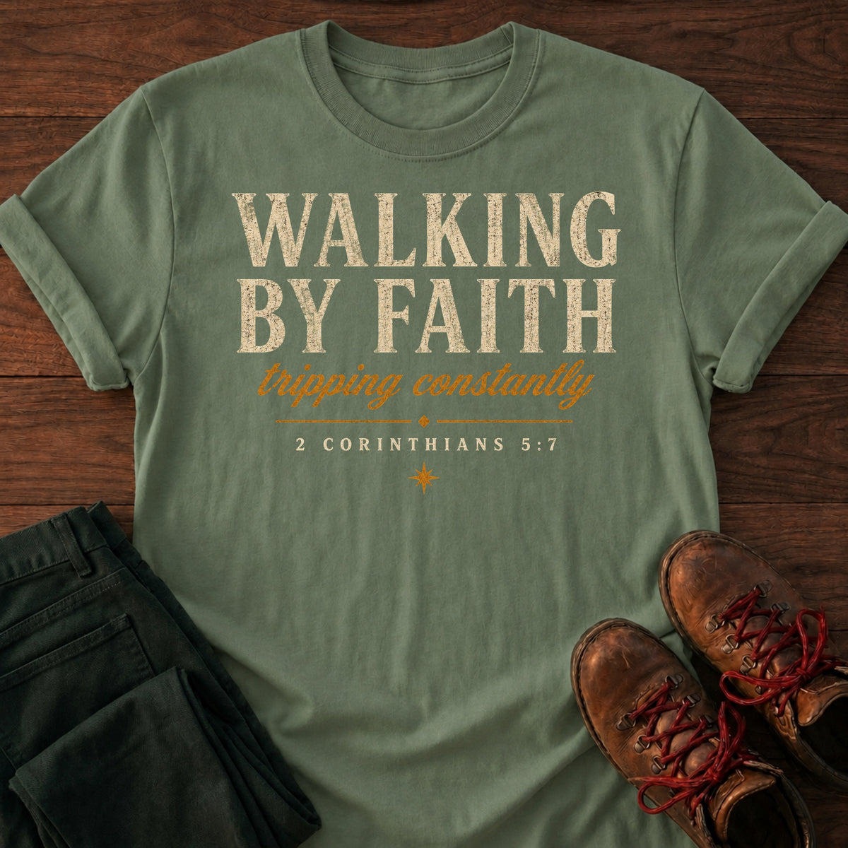 Walking By Faith T-Shirt