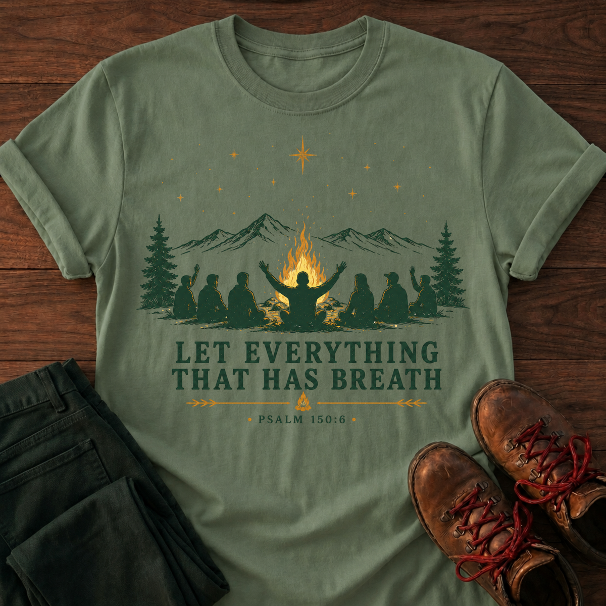 Campfire Bonding T-Shirt