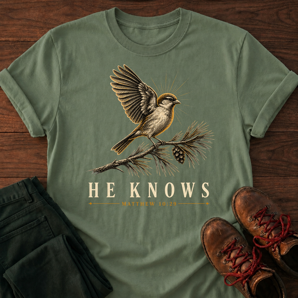 He Knows T-Shirt