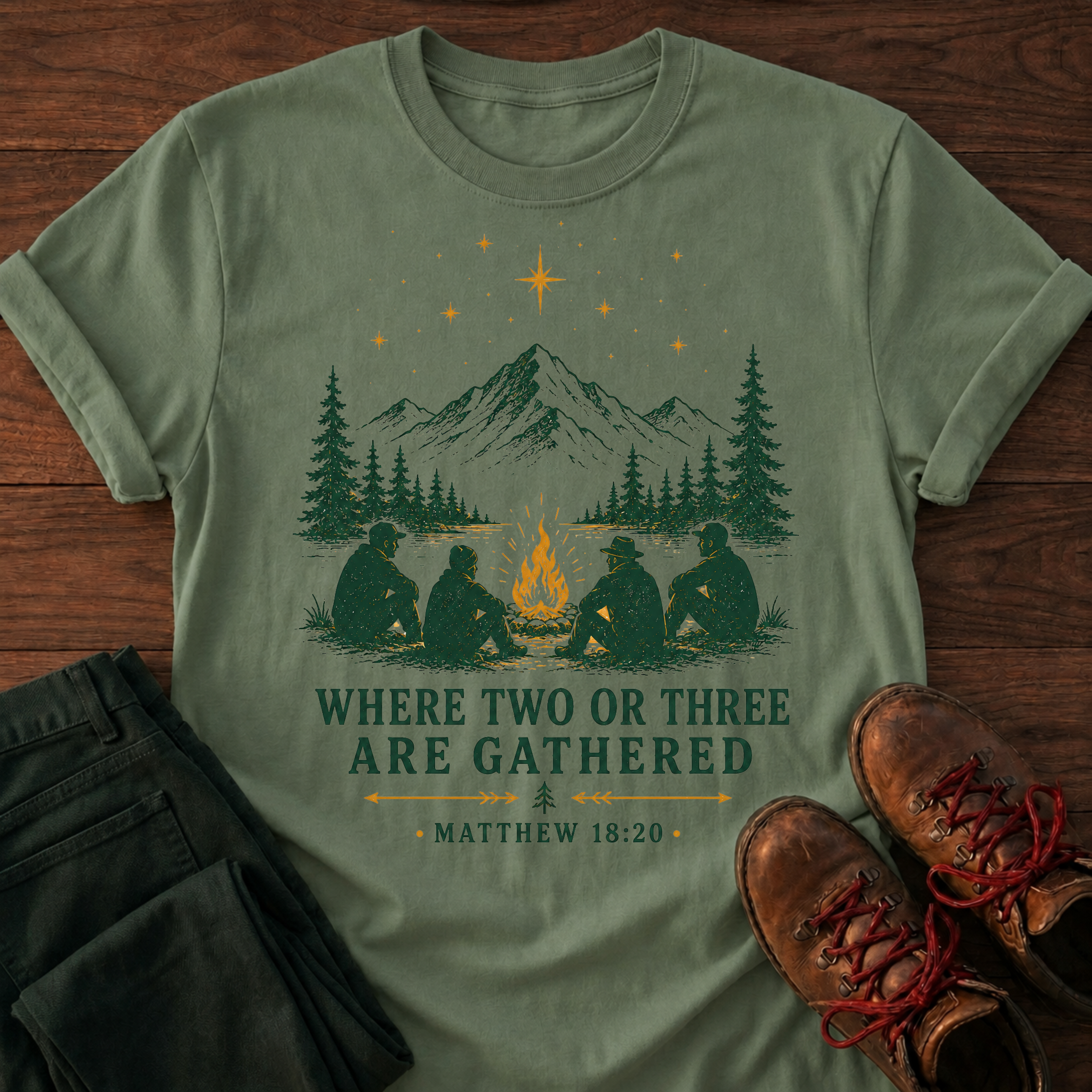 Group Camping T-Shirt