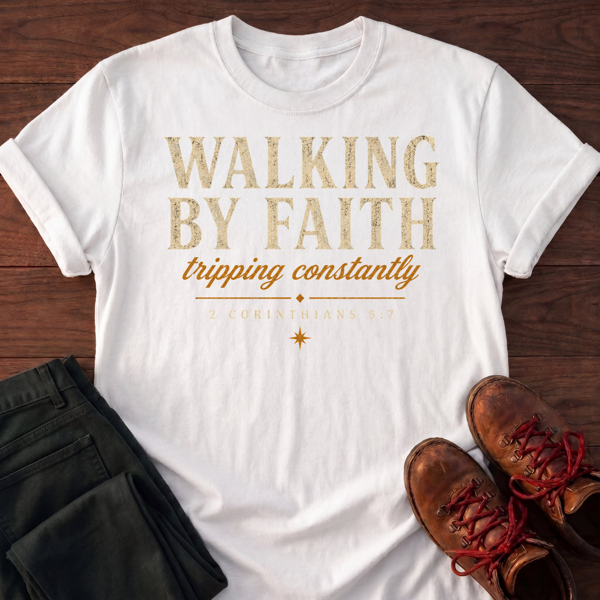 Walking By Faith T-Shirt