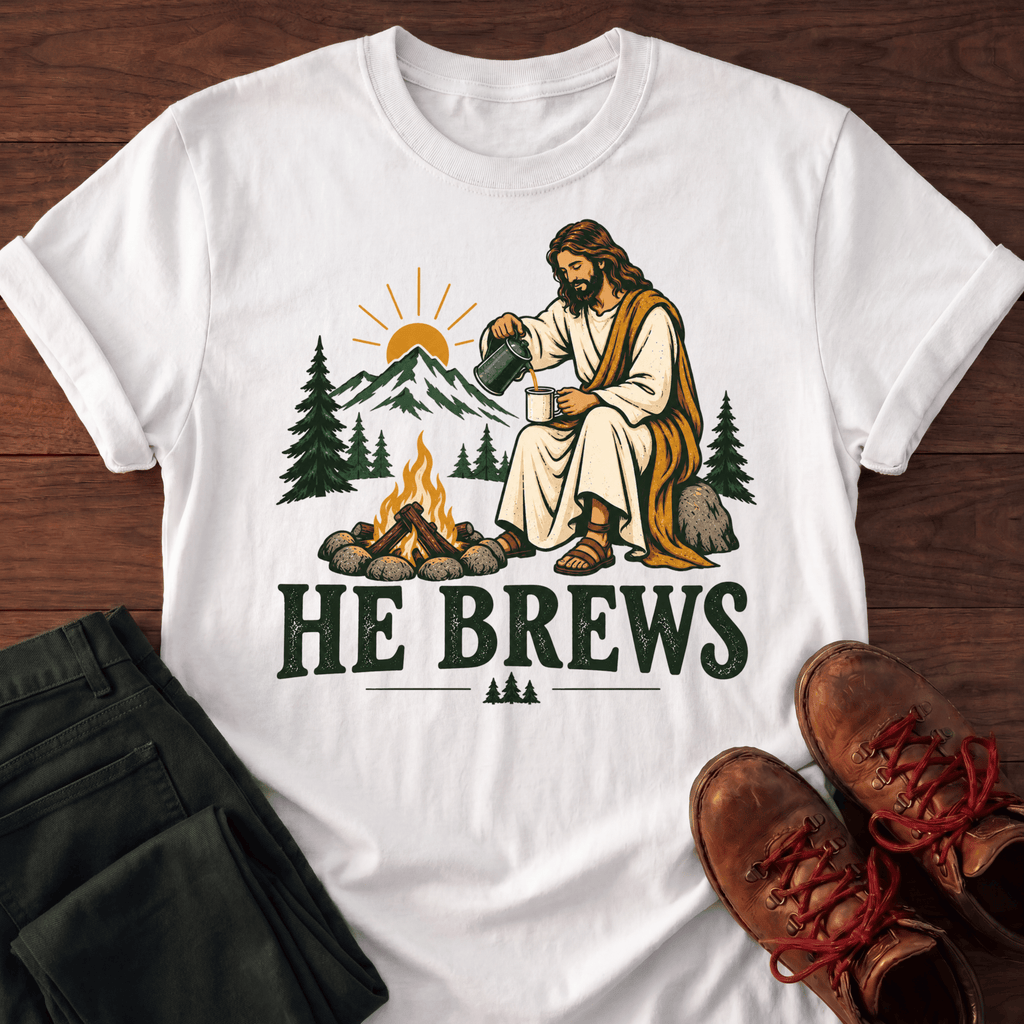 He Brews T-Shirt