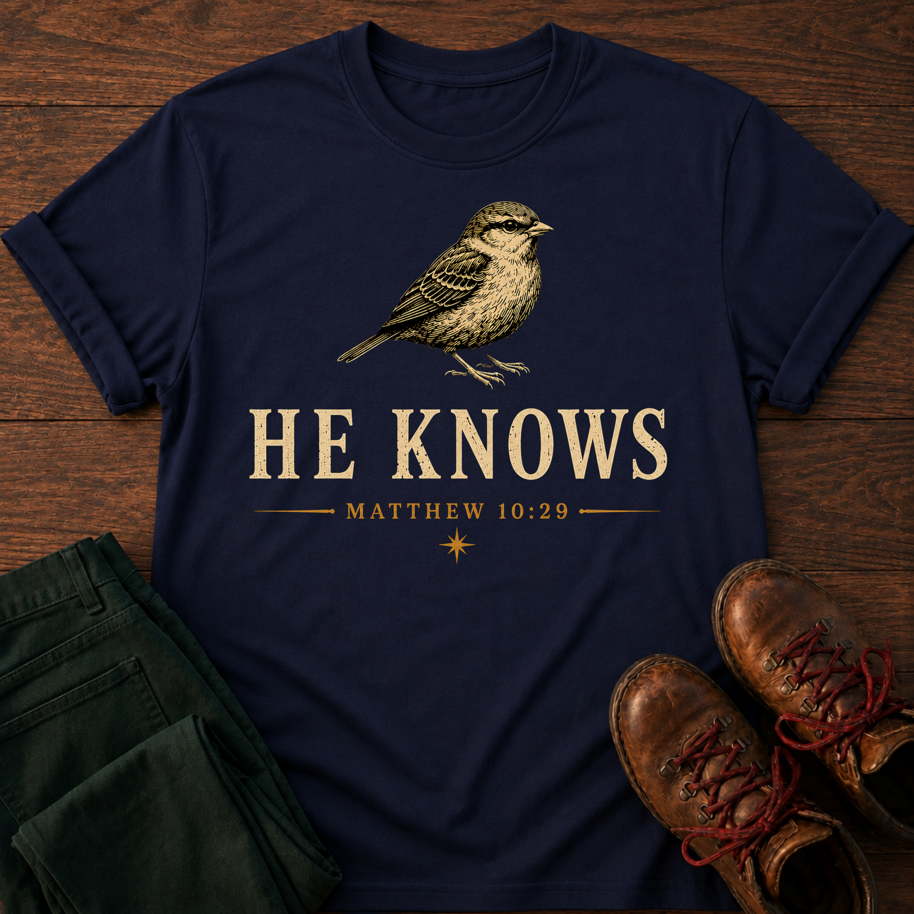 He Knows T-Shirt