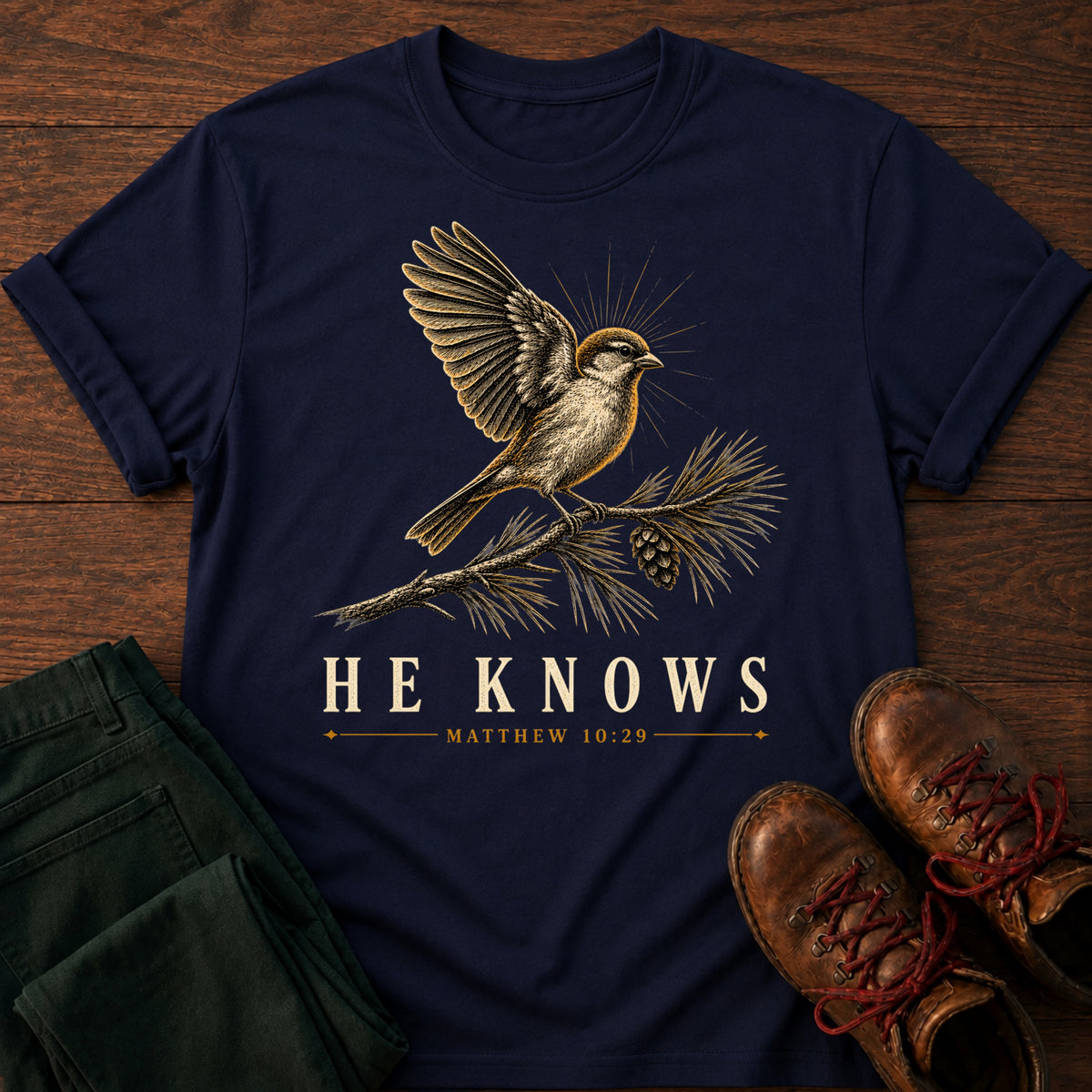 He Knows T-Shirt