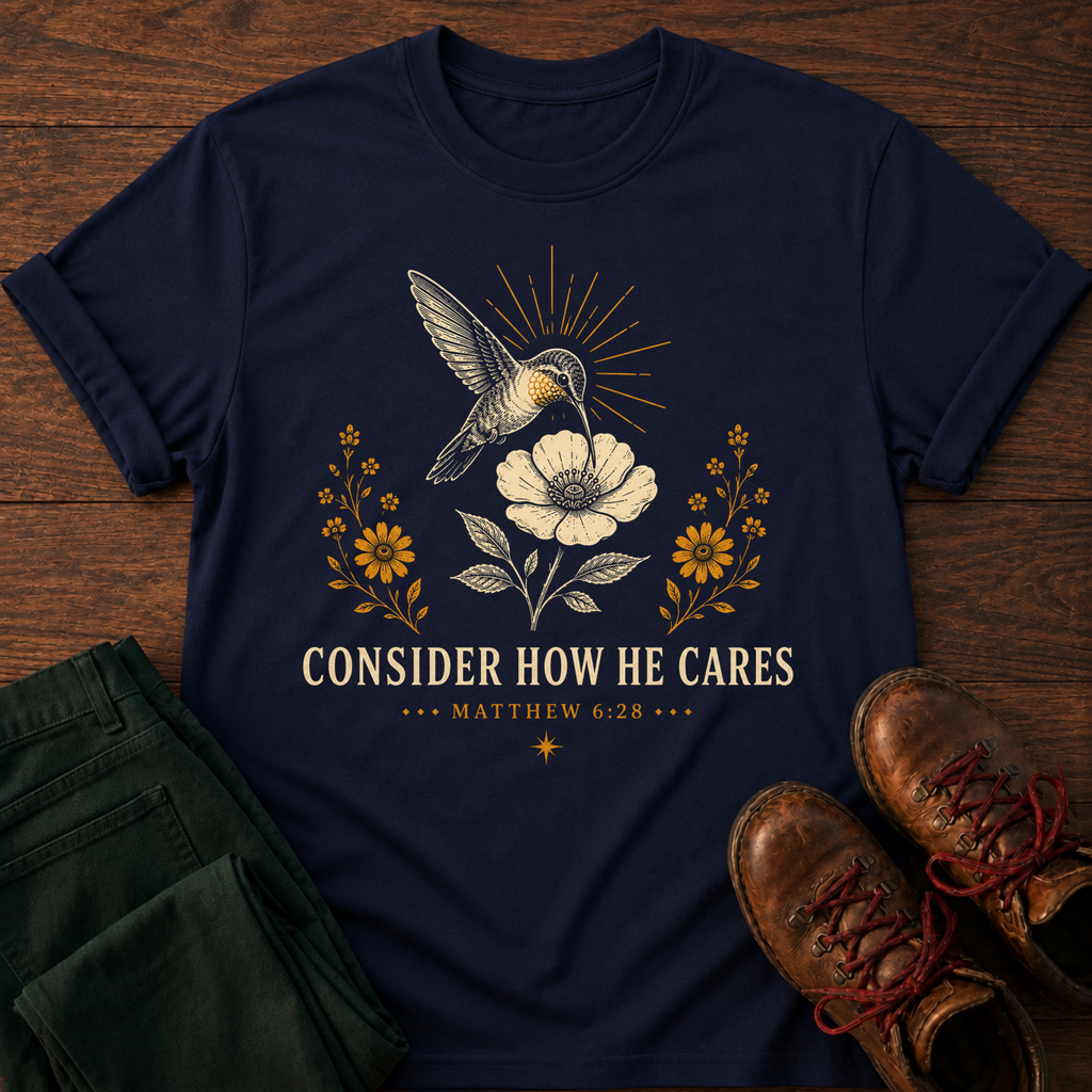 How He Cares T-Shirt