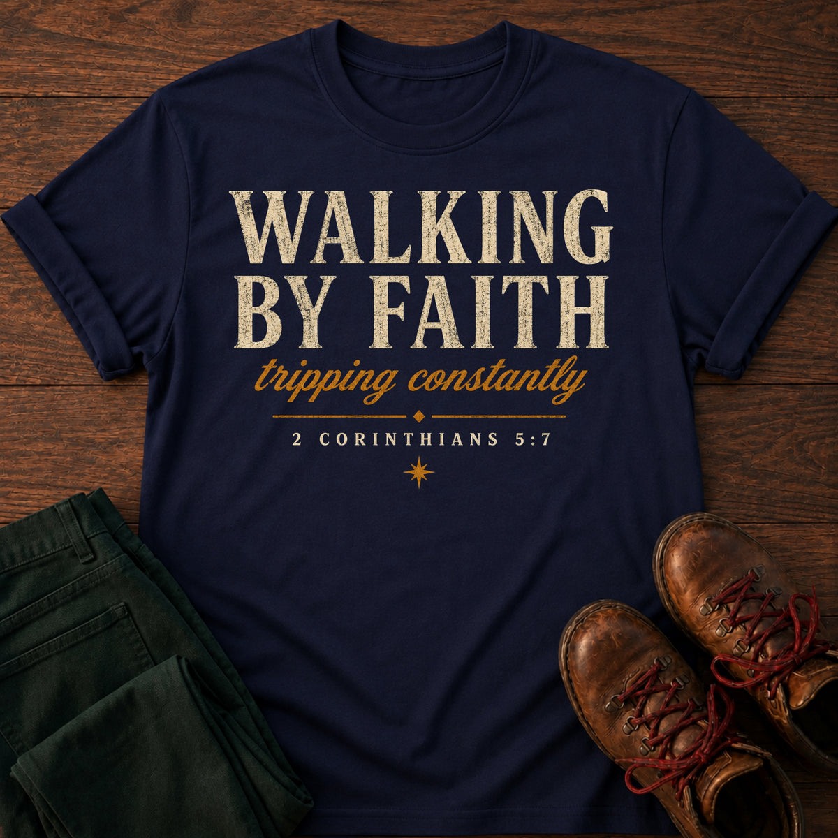 Walking By Faith T-Shirt