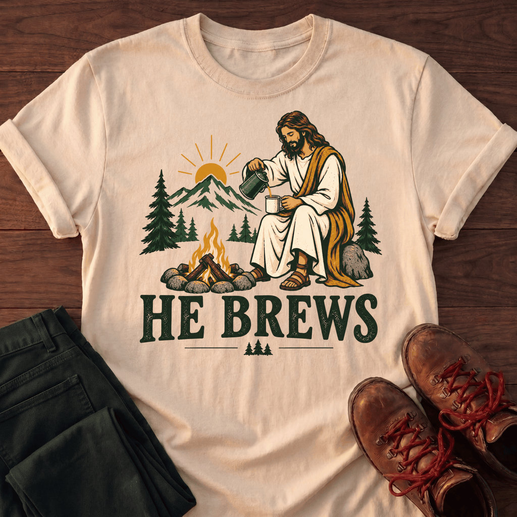 He Brews T-Shirt