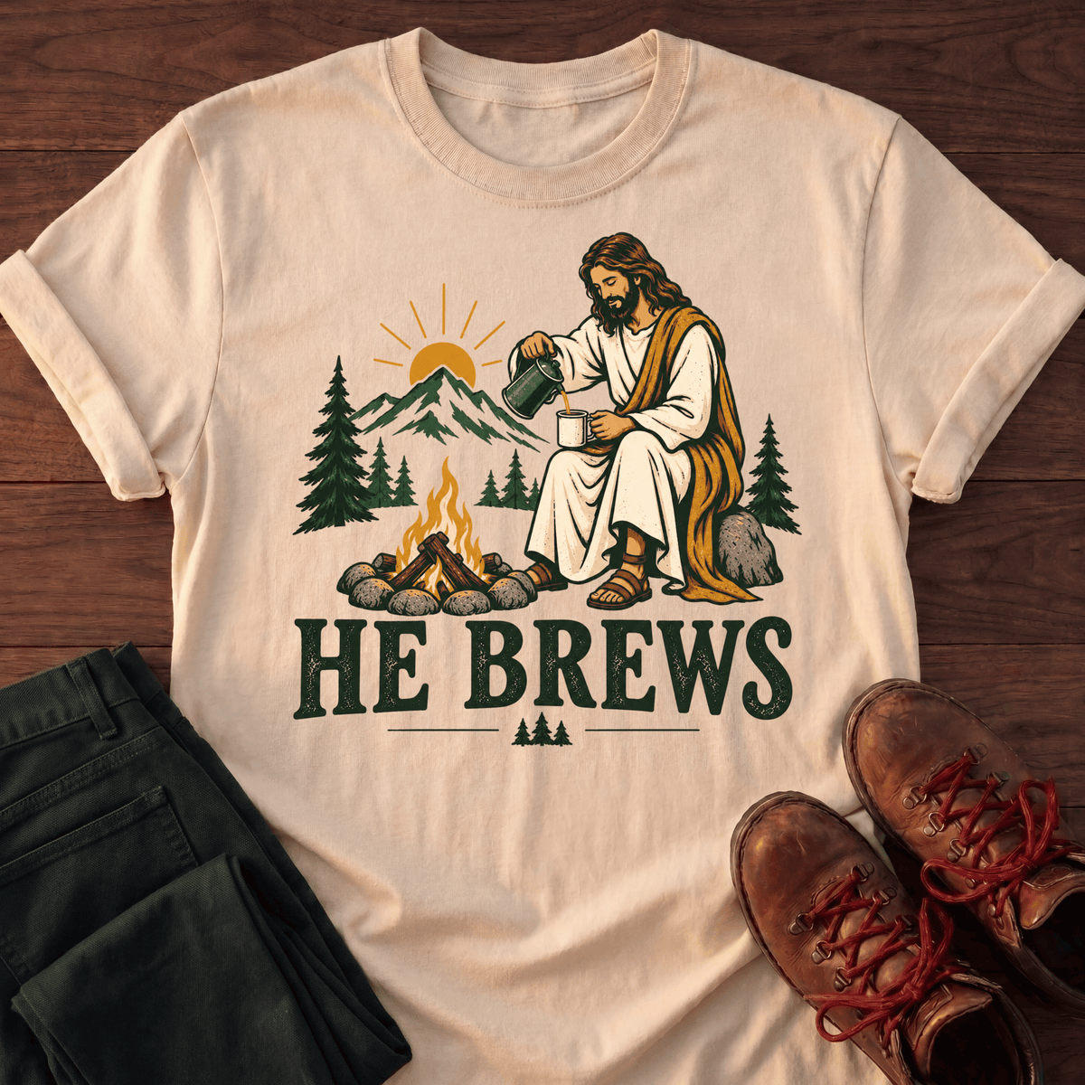 He Brews T-Shirt