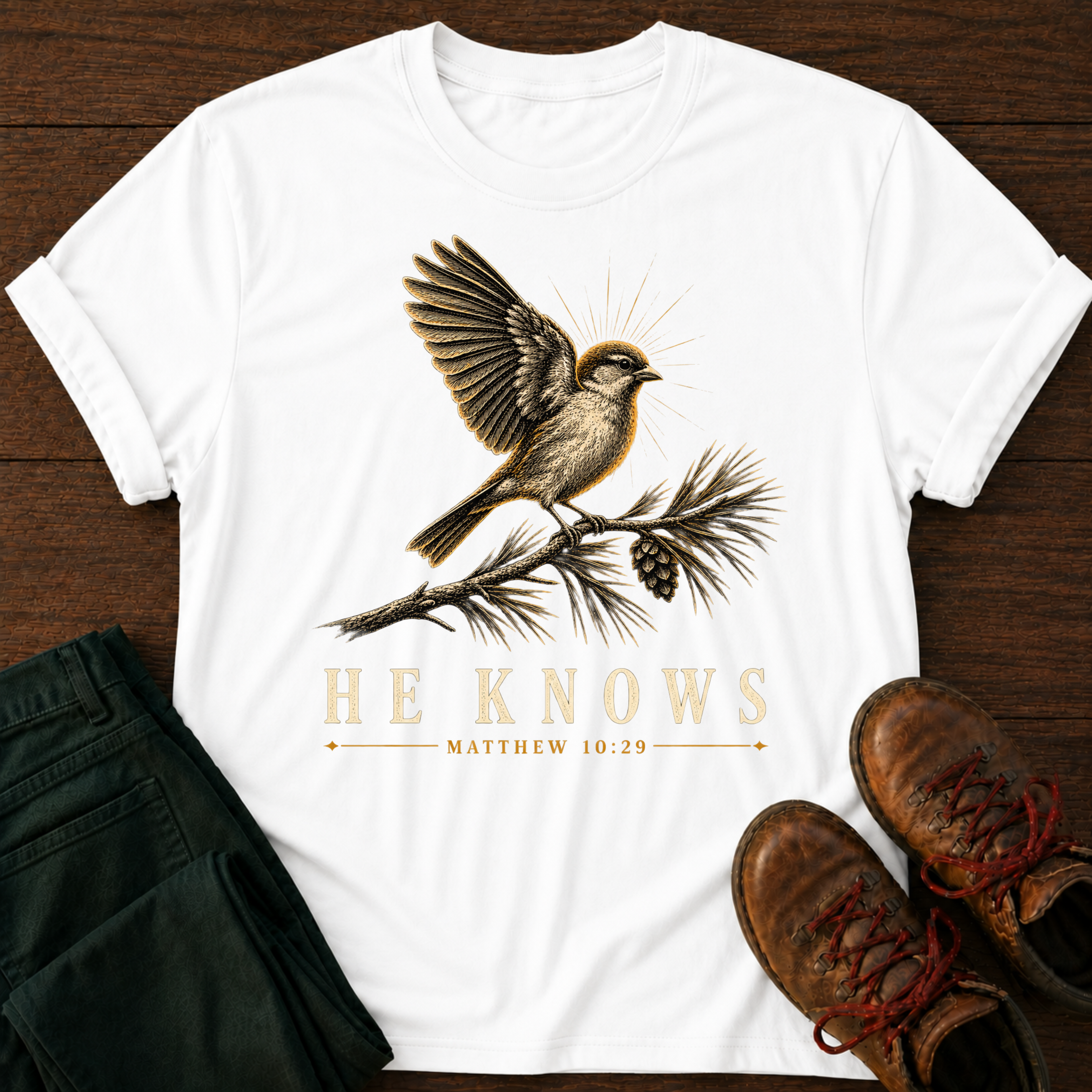 He Knows T-Shirt