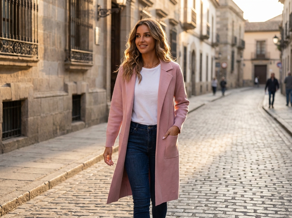 Sweater blazer coatigan - outdoor lifestyle